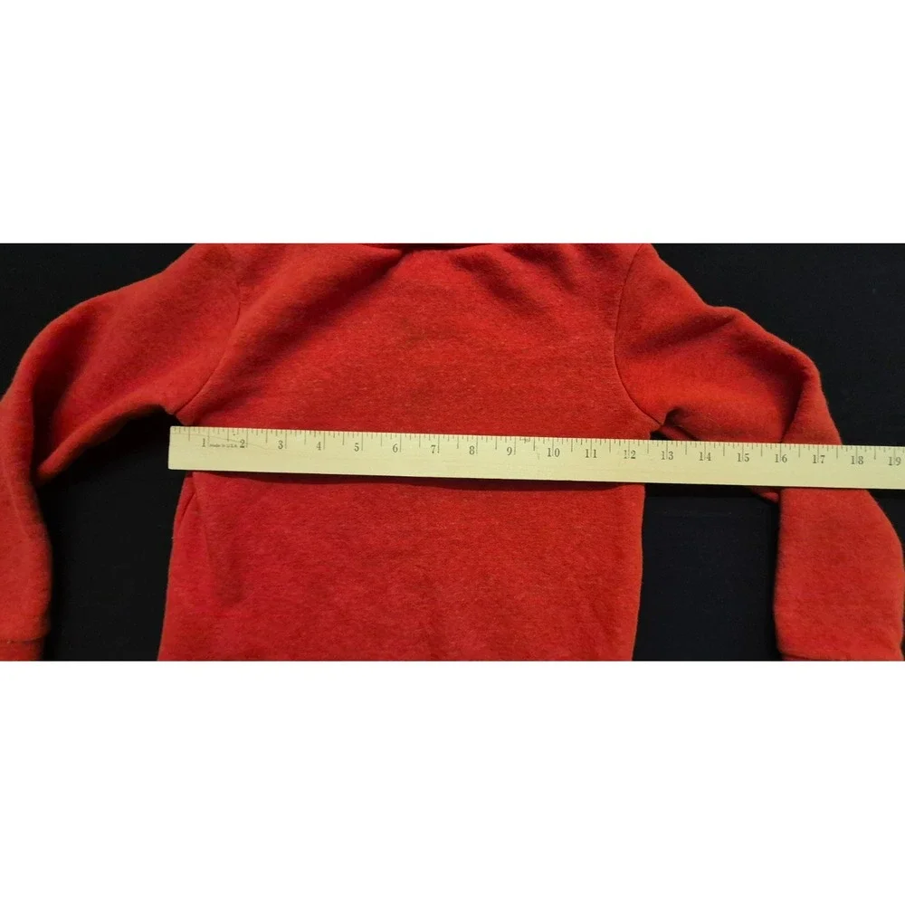 Nike kids red pullover sweatshirt‎ gray/white graphic print crew neck sz. 4T